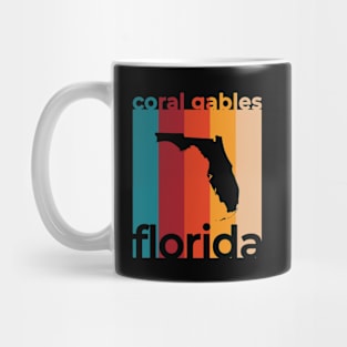 Coral Gables Florida Retro Mug